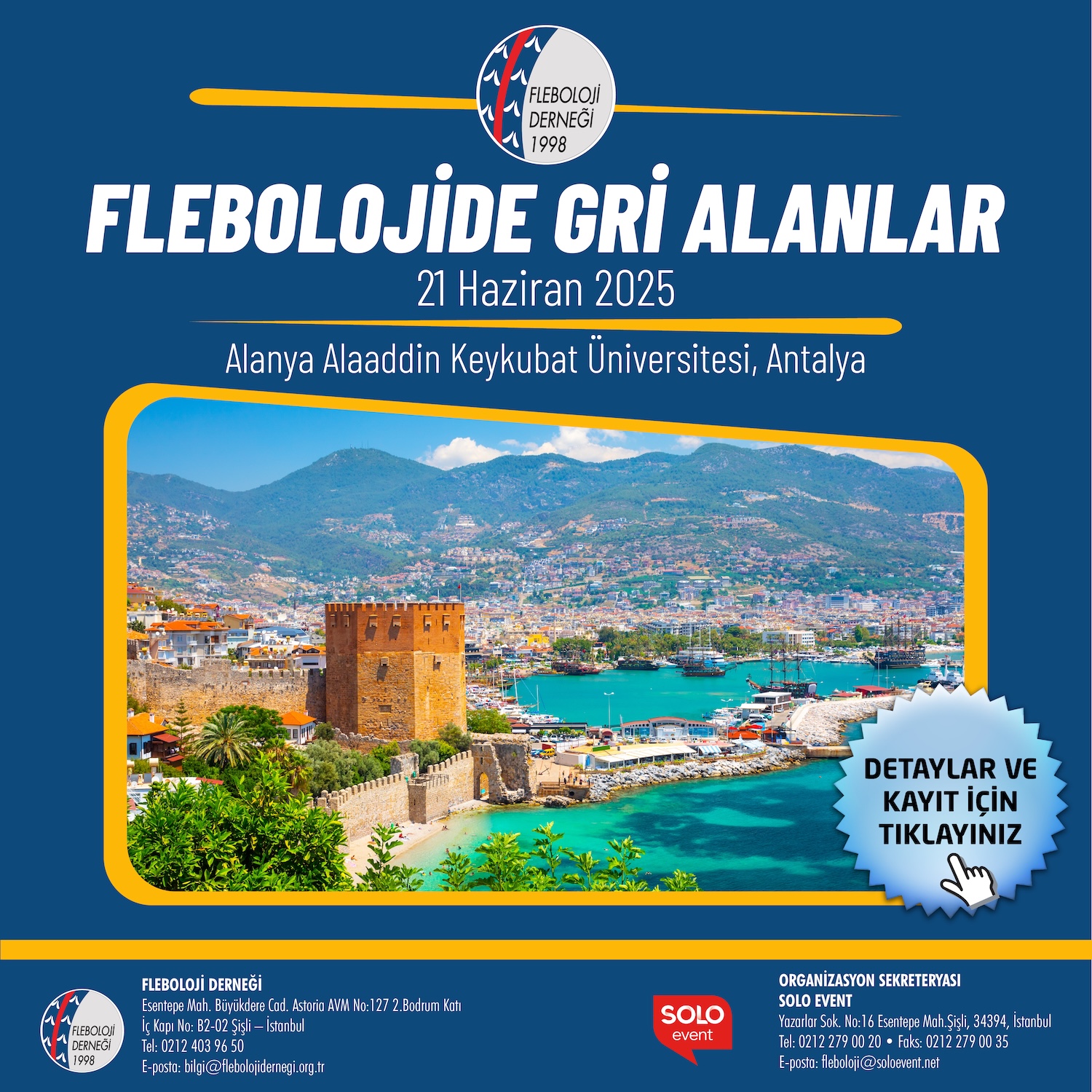 Flebolojide Gri Alanlar 2025 Alanya