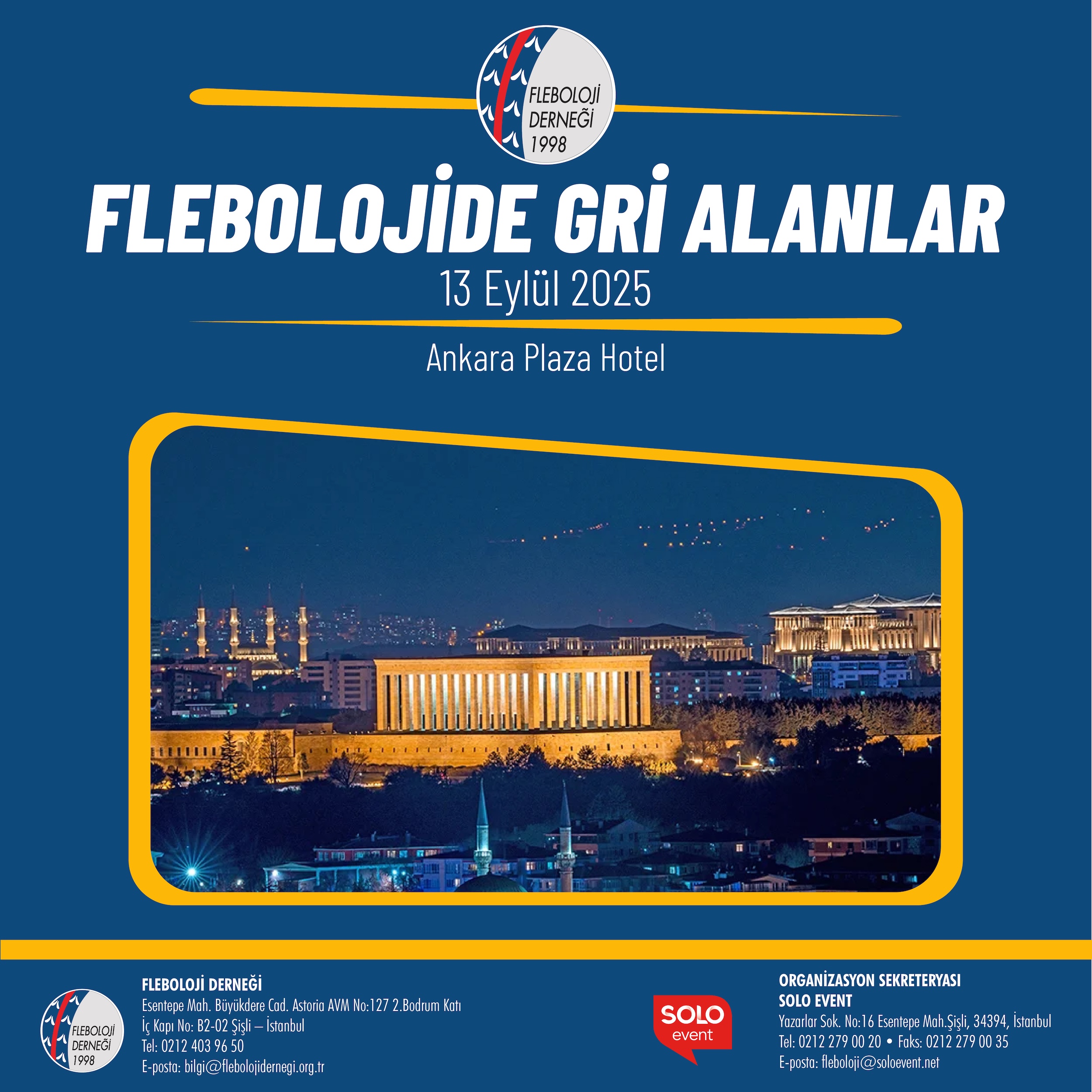 Flebolojide Gri Alanlar 2025 Ankara
