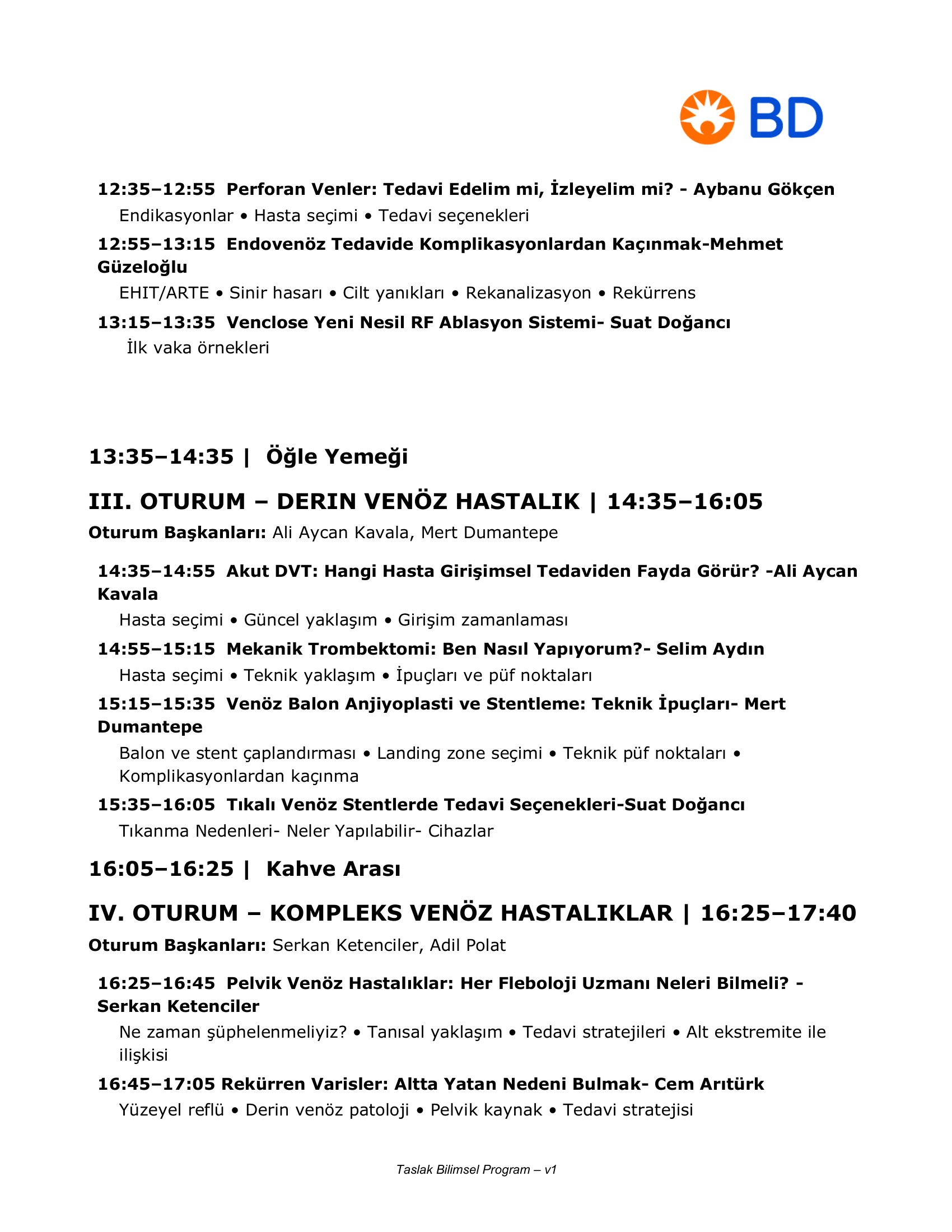 VeinX Bilimsel Program